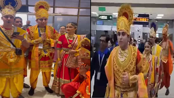 Ayodhya: అహ్మదాబాద్- అయోధ్యల మధ్య ప్రారంభమైన ఇండిగో విమానం.. సీతారాముల వేషధారణలో సిబ్బంది