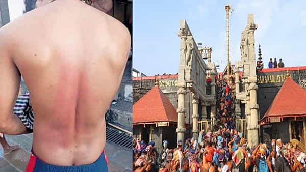 Sabarimala: శబరిమలలో దారుణం.. 18 మెట్లు ఎక్కుతుండగా అయ్యప్ప భక్తుడిపై ఖాకీల పిడిగుద్దులు