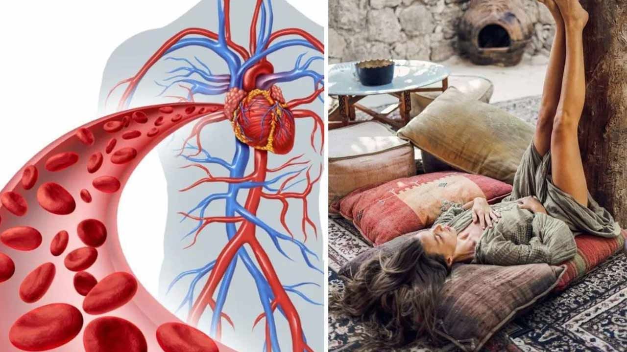 రక్త ప్రసరణను మెరుగుపరుస్తుంది: పాదాలను గోడకు ఆనుకుని నిద్రించడం వల్ల జీర్ణక్రియ మెరుగుపడుతుంది. ఇది మీ కాళ్ళలో వాపు, జలదరింపును కూడా తగ్గిస్తుంది. కొందరిలో రక్త ప్రసరణ సరిగా జరగకపోవడం వల్ల శరీరంలో వాపు సమస్య కనిపిస్తుంది.