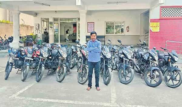 Hyderabad: కూలీగా నటిస్తూ.. బైకులతో పరారవుతోన్న పాత నేరస్తుడు! ఏడాదిలో ఏకంగా 20 బైకులు స్వాహా