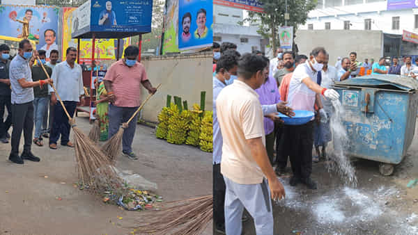 Municipal Workers: పారిశుద్ధ్య కార్మికులు సమ్మె బాట పట్టిన వేళ.. ఆ ఎమ్మెల్యే ఏం చేశాడంటే..