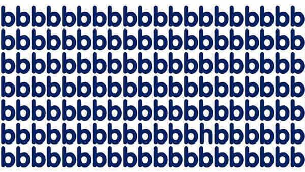 Optical illusion: ఈ ఫొటోను సరిగ్గా గమనించండి.. bల మధ్యలో h దాగుంది. కనిపించిందా.?