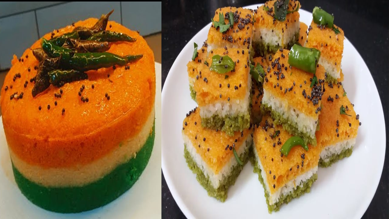 Gujarati Palak Dhokla Recipe - Steamed Spinach Lentil Cakes by Archana's  Kitchen