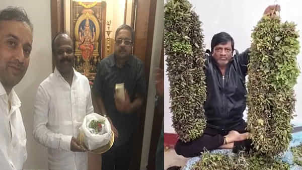 Ayodhya: రామయ్య కోసం అయోధ్యలో 2 ఎకరాలు కొని మరీ తులసి వనం పెంపకం ..గజ తులసి మాలను సిద్ధం చేస్తున్న భక్తుడు