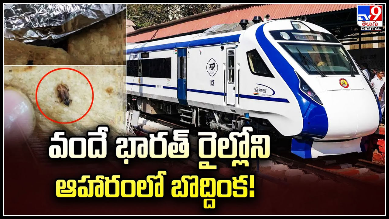 Vandebharat Train Food: వందే భారత్‌ రైల్లోని ఆహారంలో బొద్దింక.! ఫోటోలు షేర్‌ చేసిన ప్యాసింజర్‌.