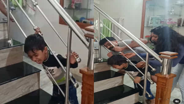 బాప్రే.. బుడ్డొడి చేష్టలకు తల్లిదండ్రులు హడల్..! ఒక్క క్షణంలో ఏం జరిగిందంటే..