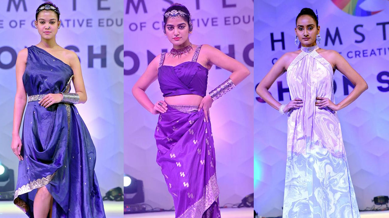  హైదరాబాద్‎కి చెందిన హామ్‌స్టెక్‌ ఫ్యాషన్‌ డిజైనింగ్‌ ఇన్‌స్టిట్యూట్‌ ఆధ్వర్యంలో శుక్రవారం మాదాపూర్‌లోని ఎన్‌ కన్వెన్షన్‌లో నిర్వహించిన షో టైమ్‌ ఫ్యాషన్‌ ప్రదర్శన ఆకట్టుకుంది.