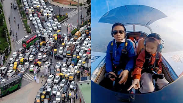 Viral News: వాట్ ఎన్ ఐడియా సర్జీ.. ట్రాఫిక్ జామ్లో ఇరుక్కోకుండా పండగక్కి ఇంటికి చేరుకోవడానికి ఏం చేశాడంటే