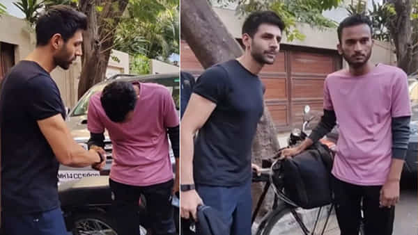 Kartik Aaryan: 9 రోజులు.. 1000 కిలోమీటర్లు.. స్టార్ హీరోను కలిసేందుకు సైకిల్పై వచ్చిన అభిమాని.. వీడియో