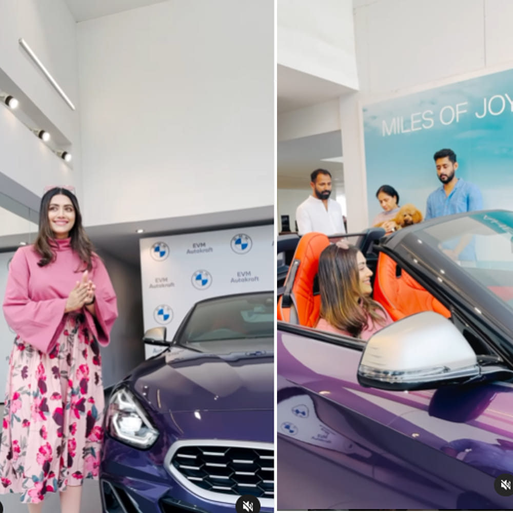 తాజాగా ఈ బ్యూటీ కొత్త కారు కొనుగోలు చేసింది. బీఎమ్‌డబ్ల్యూ Z4 M40i స్పోర్ట్స్‌ కారు కొనుగోలు చేసింది. ఇందుకు సంబందించిన వీడియో సోషల్ మీడియాలో షేర్ చేసింది.