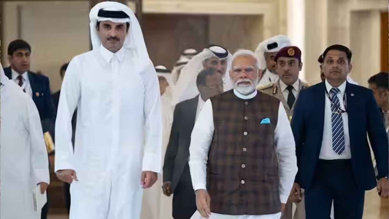 PM Modi in Qatar: ఖతార్ ఎమిర్‌తో ప్రధాని మోదీ సమావేశం.. ఏడు అంశాలపై కుదరిన ఒప్పందం