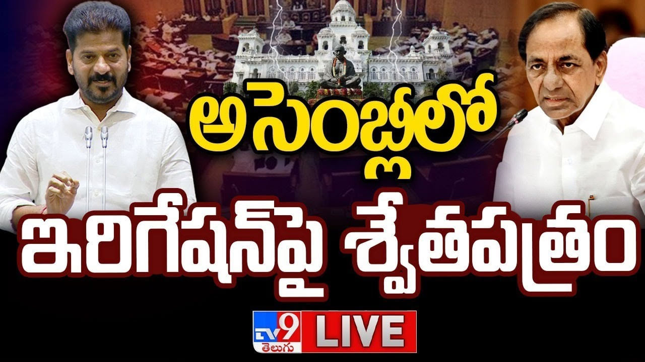 Telangana Assembly: అసెంబ్లీలో తెలంగాణ సాగునీటిపై శ్వేతపత్రం