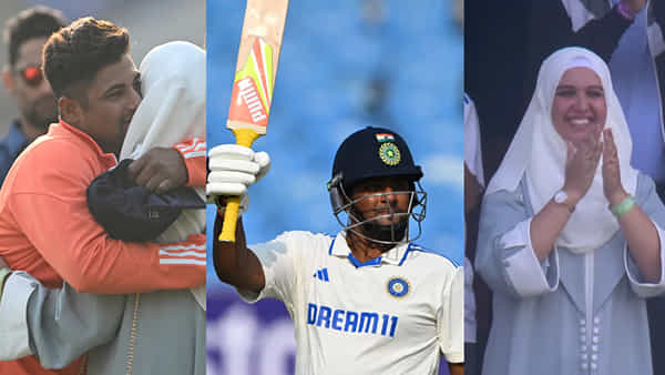 Sarfaraz Khan: అరంగేట్ర మ్యాచ్లోనే అర్ధసెంచరీ.. గ్యాలరీలోని సర్ఫరాజ్ సతీమణి ఏం చేసిందో తెలుసా? వీడియో