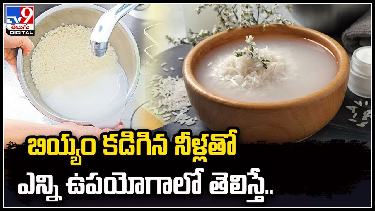 Rice Washed Water: బియ్యం కడిగిన నీళ్లతో ఎన్ని ఉపయోగాలో తెలిస్తే షాక్ అవ్వాల్సిందే.!