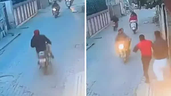 Watch Video: బాబోయ్.. మరీ ఇలా ఉన్నారేంట్రా బాబు..! ఇంటి ముందు పార్క్ చేసిన బైక్.. క్షణాల్లో కొట్టేసిన కేటుగాళ్లు..