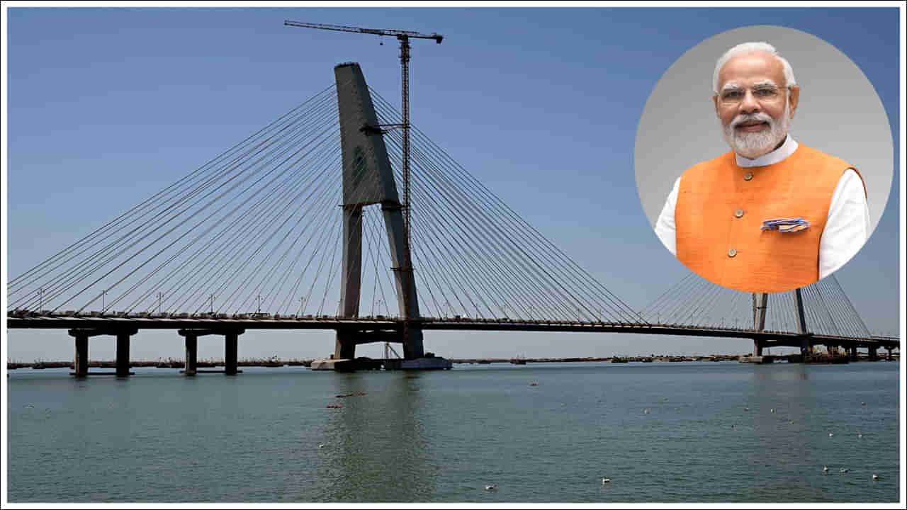 Sudarshan Setu Bridge: దేశంలోనే అత్యంత పొడవైన కేబుల్ బ్రిడ్జి.. ప్రారంభించనున్న ప్రధాని మోదీ.. అమేజింగ్ వీడియో..