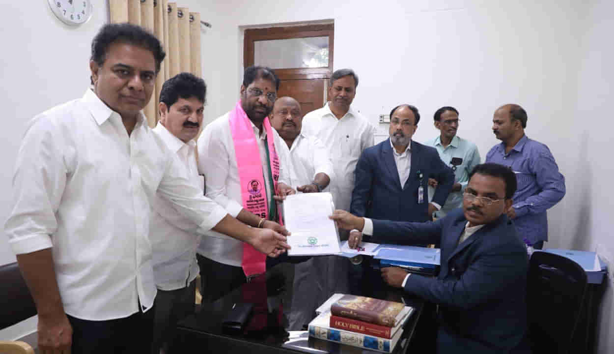 BRS Party: రాజ్యసభకు బీఆర్ఎస్ అభ్యర్థి వద్దిరాజు నామినేషన్, మార్మోగిన తెలంగాణ నినాదాలు