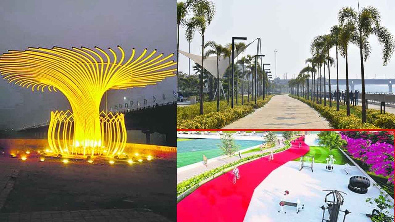Riverfront Park బెజవాడ వాసులకు గుడ్‌న్యూస్.. కనువిందు చేస్తున్న