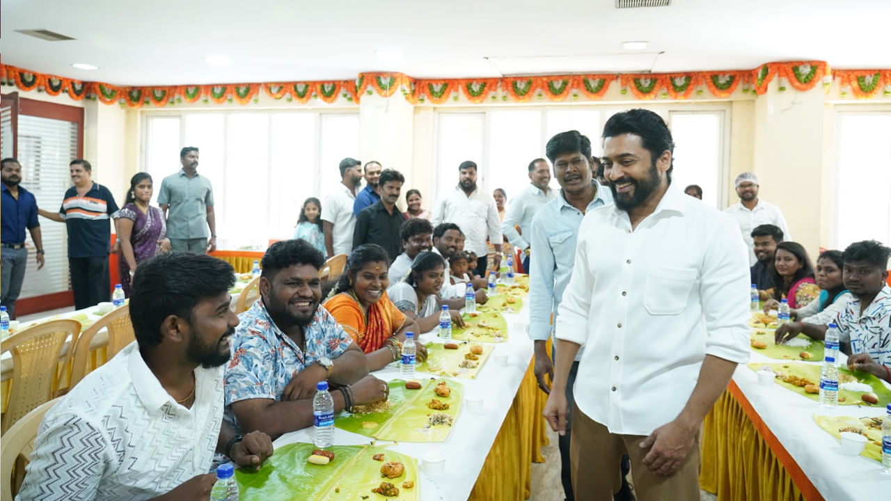 Hero Suriya has prepared special meals for fans