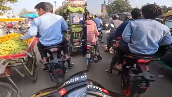 Watch Video: ఇలా ఉన్నారేంట్రా బాబు.. ట్రాఫిక్లో ఈ కక్కుర్తి పనులేంటి..? వైరల్ వీడియోపై నెటిజన్ల ఫైర్