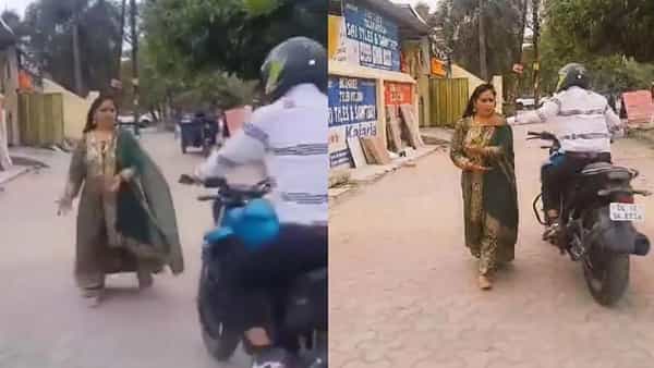 Viral Video: రోడ్డుపై రీలు చేస్తున్న మహిళ.. రెప్పపాటులో మెడలోని బంగారు గొలుసు మాయం!