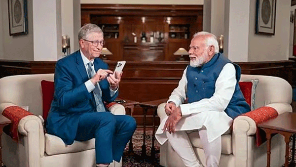 PM Modi: చాట్ జీపీటీ ఉపయోగం మంచిదే కానీ.. బిల్గేట్స్తో మోదీ కామెంట్స్