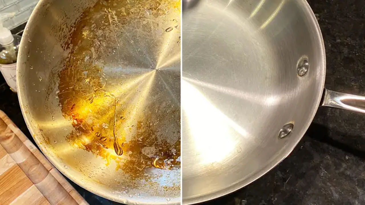 ఇప్పుడందరూ కూడా స్టీల్ గిన్నెల్లోనే వంటలు వండుతున్నారు. అయితే వీటిని కొద్దిగా ఎక్కువ వాడితే చాలు.. మెరుపు పోయి.. నల్లగా మారిపోతున్నాయి. ఇక ఆ స్టీల్ పాత్రలకు మళ్లీ మెరుపు తీసుకురావాలంటే.. నానా తంటాలుపడాలి. మరి ఈ స్టీల్ గిన్నెలకు మెరుపు ఎప్పటికీ పోకుండా.. మునపటిలానే ఉండాలంటే.. ఏం చెయ్యాలి..