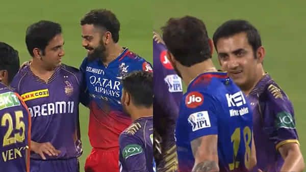 IPL 2024: హమ్మయ్యా! కోహ్లీ- గంభీర్ కలిసిపోయారు..మ్యాచ్ మధ్యలో హగ్ చేసుకున్న క్రికెటర్లు.. వీడియో