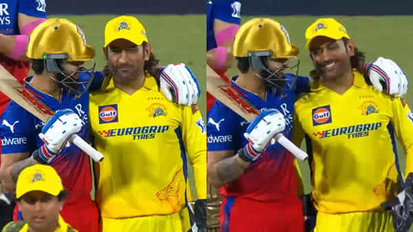 IPL 2024: ఇది కదా సలార్ స్నేహమంటే! మ్యాచ్ మధ్యలో ధోనీ, కోహ్లీల సరదా ముచ్చట్లు.. వీడియో చూశారా?
