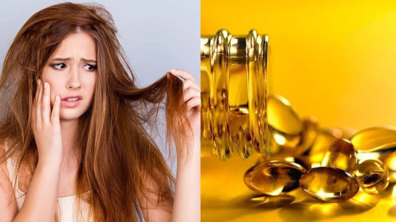 ఈ విటమిన్ జుట్టు తేమను కాపాడటంలో సహాయపడుతుంది. శీఘ్ర ఫలితాలను పొండాలంటే వీటిని సరైన పద్ధతిలో వినియోగించాలి. కొబ్బరి నూనెలో విటమిన్ ఇ క్యాప్సూల్స్ సారాన్ని కలిపి, తలకు పట్టిస్తే మంచి ఫలితాలను పొందవచ్చు. ఈ క్యాప్సూల్ని వారానికి ఒకసారి వినియోగిస్తే జుట్టు సమస్యల నుంచి ఉపశమనం పొందవచ్చు.