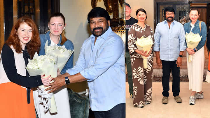 ప్రౌడ్ మూమెంట్.... చిరును కలిసిన మాస్కో సాంస్కృతిక బృందం ప్రౌడ్ మూమెంట్.... చిరును కలిసిన మాస్కో సాంస్కృతిక బృందం