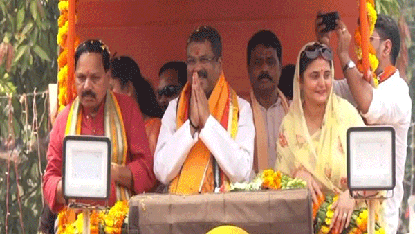 Dharmendra Pradhan: ప్రచారంలో దూసుకుపోతున్న కేంద్ర మంత్రి.. ధర్మేంద్ర ప్రధాన్