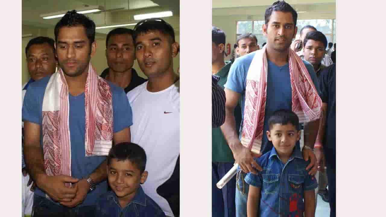 ధోనితో పోజిస్తున్న ఈ చిచ్చరపిడుగు ఎవరో గుర్తుపట్టారా.? ఐపీఎల్ నయా సెన్సెషన్.. త్వరలో టీమిండియాలోకి ఎంట్రీ