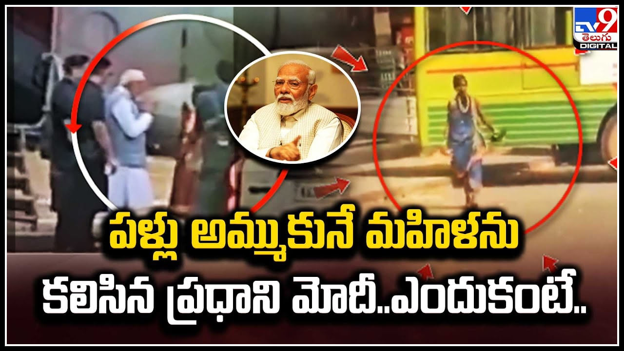 PM Modi: పండ్లు అమ్ముకునే మహిళను కలిసిన ప్రధాని మోదీ.. ఎందుకంటే.?