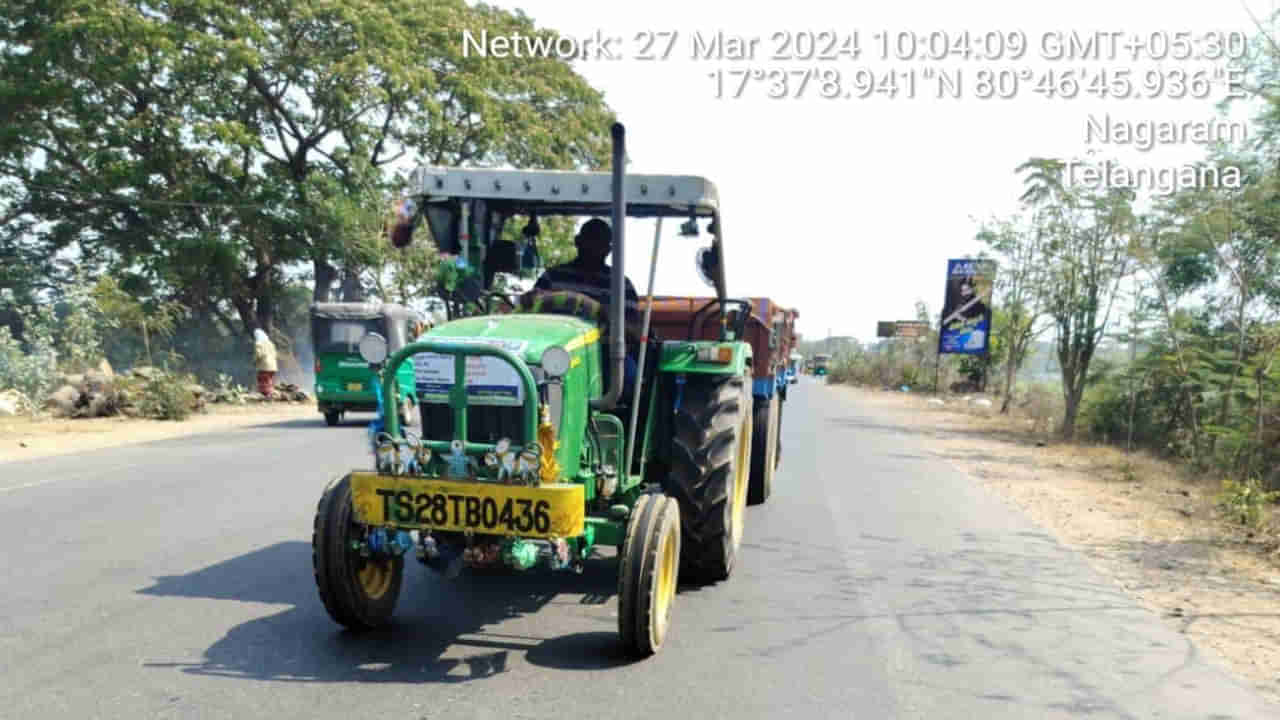 Telangana: వార్నీ ఎదెక్కడి విడ్డూరం.. ట్రాక్టర్ డ్రైవర్ సీటు బెల్ట్ పెట్టుకోలేదట..! ఫైన్ వేసిన పోలీసులు..