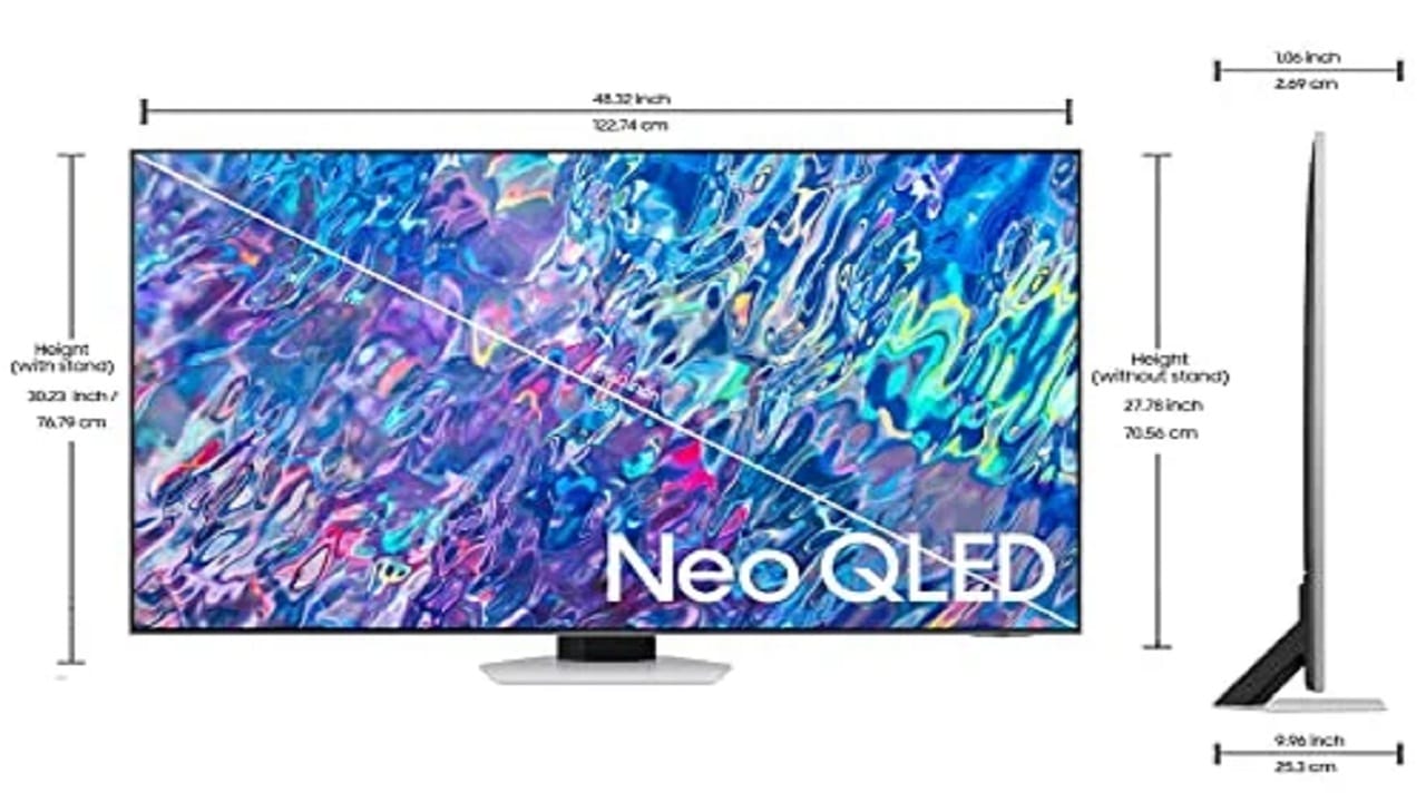 సామ్‌సంగ్ నియో క్యూ ఎల్ఈడీ 55 అంగుళాల టాప్ మోడల్ టీవీ ఈ సేల్‌లో ప్రత్యేక ధరకు అందుబాటులో ఉంది. నెట్‌ఫ్లిక్స్, ప్రైమ్ వీడియో మరిన్ని యాప్స్‌కు మద్దతు ఉన్న నియో క్యూఎల్ఈడీ డిస్‌ప్లే టెక్నాలజీ క్రిస్టల్-క్లియర్ పిక్చర్ క్వాలిటీని నిర్ధారిస్తుంది. అయితే డాల్బీ అట్మాస్‌తో కూడిన 60 వాట్స్ అవుట్‌పుట్ సౌండ్ సిస్టమ్ లీనమయ్యే ఆడియో అనుభూతిని అందిస్తుంది. ఈ టాప్-ఆఫ్-లైన్ టీవీలో 38 శాతం తగ్గింపుతో వచ్చే ఈ టీవీ ధర రూ.1,26,990.
