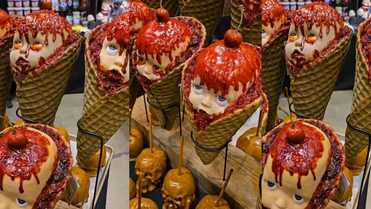 Scary Ice Cream: జింగ్ జింగ్.. అమేజింగ్.. ఈ ఐస్ క్రీం చూస్తే.. మీ పిల్లలు ఇక కావాలని అడగరే అడగరు..