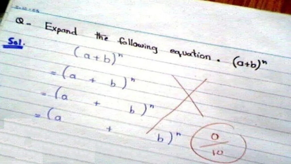 Student Funny Answer
