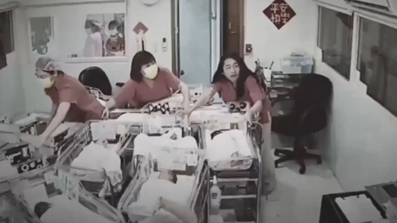 जब धरती हिल रही थी तब नर्सों ने नवजात शिशुओं के लिए अपनी जान जोखिम में डाल दी