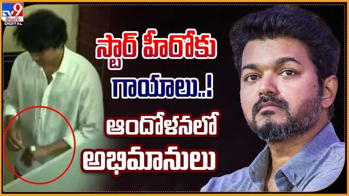 Thalapathy Vijay: స్టార్ హీరోకు గాయాలు.. ఆందోళనలో అభిమానులు. వీడియో. Thalapathy Vijay: స్టార్ హీరోకు గాయాలు.. ఆందోళనలో అభిమానులు. వీడియో.
