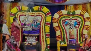 Ugadi: శ్రీశైలంలో వైభవంగా ఉగాది మహోత్సవాలు.. మహాదుర్గ అలంకారంలో భ్రమరాంబికా దేవి  దర్శనం