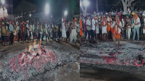 Srisailam: శ్రీగిరి క్షేత్రంలో వైభవంగా ఉగాది ఉత్సవాలు.. వీరచర్య విన్యాసాలు, అగ్నిగుండంలో నడిచిన కన్నడ భక్తులు