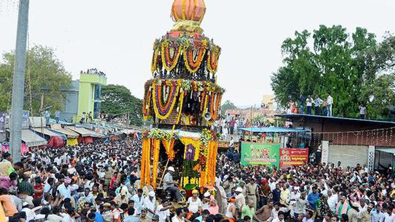 Srisailam: కన్నుల పండువగా మల్లన్న రథోత్సవం.. శ్రీశైలం పుర వీధులలో విహరించిన ఆది దంపతులు