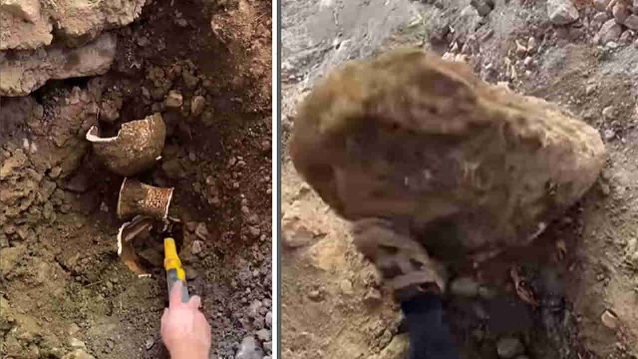 Viral: మట్టిలో మెరుస్తూ కనిపించిన వస్తువు.. తవ్వి చూడగా బయటపడ్డ నిధి.! అదేంటంటే.?