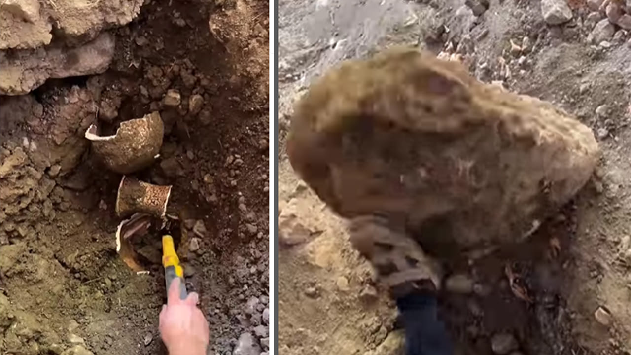 Viral: మట్టిలో మెరుస్తూ కనిపించిన వస్తువు.. తవ్వి చూడగా బయటపడ్డ నిధి.! అదేంటంటే.?