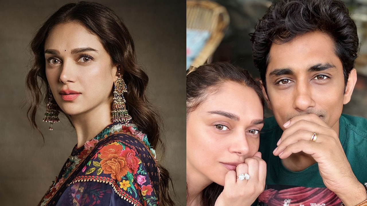 Aditi Rao Hydari: సిద్ధార్థ్‏తో రహస్యంగా నిశ్చితార్థం.. ఫోటో షేర్ చేయడానికి రీజన్ ఇదే.. హీరోయిన్ అదితి కామెంట్స్..