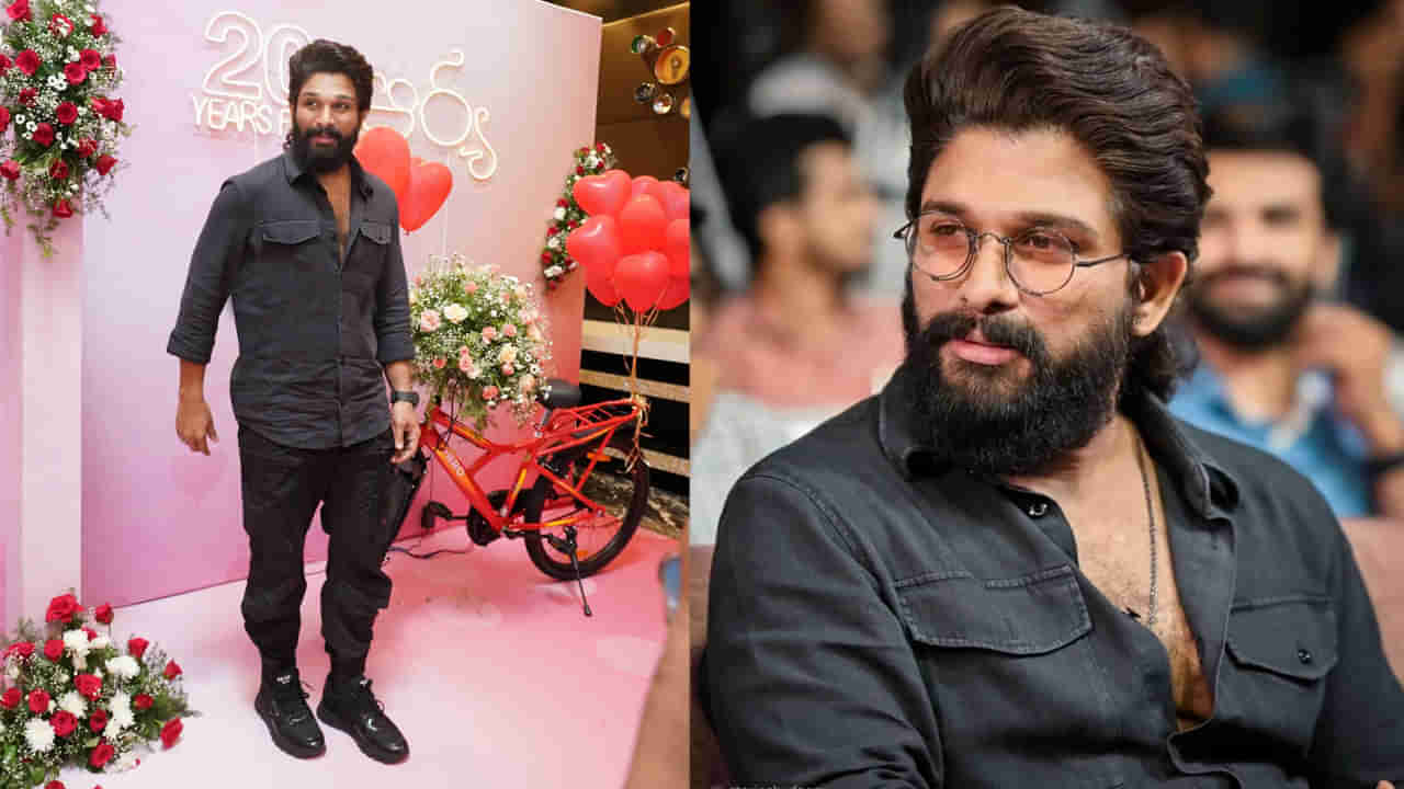 Allu Arjun: స్టైలీష్ స్టార్ మరీ.. స్పెషల్‏గా ఉండాల్సిందే.. ఆర్య ఈవెంట్లో బన్నీ ధరించిన షూస్ ధరెంతో తెలుసా ?..