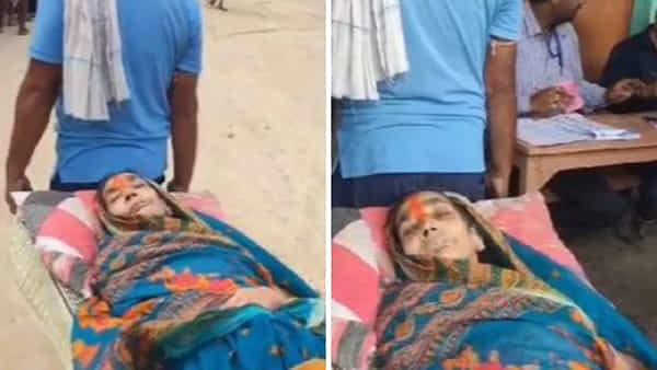 క్యాన్సర్ చివరి దశలో వృద్ధురాలు.. స్ట్రెచర్పై వచ్చి ఓటు వేసిన బాధ్యత గల పౌరురాలు