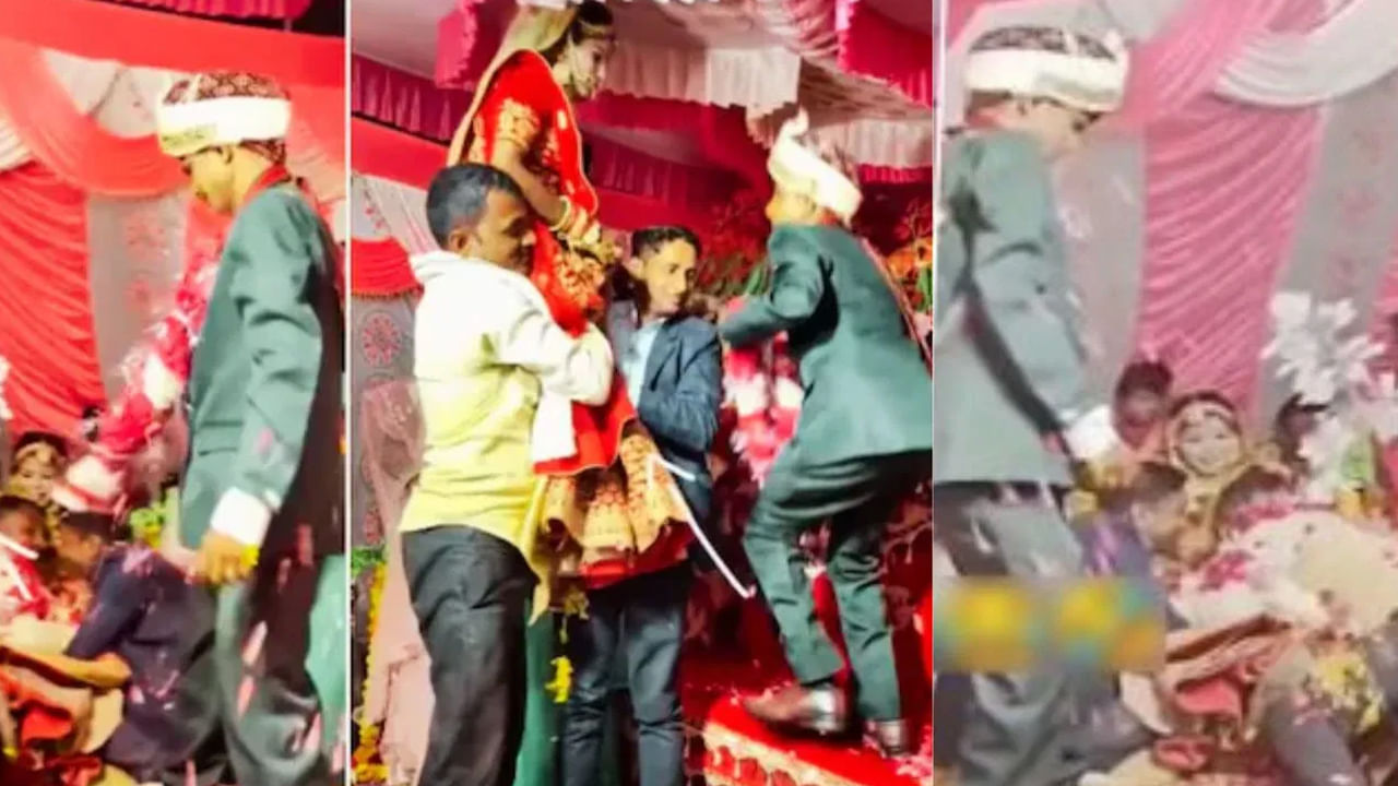 Wedding viral video: వరమాల వేళ రెచ్చిపోయిన వరుడు.. పాపం.. వధువు పరిస్థితి చూడాలి మరీ..!