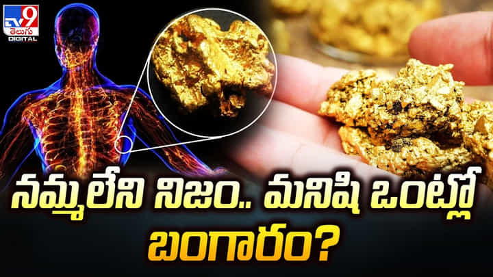 నమ్మలేని నిజం.. మనిషి ఒంట్లో బంగారం నమ్మలేని నిజం.. మనిషి ఒంట్లో బంగారం
